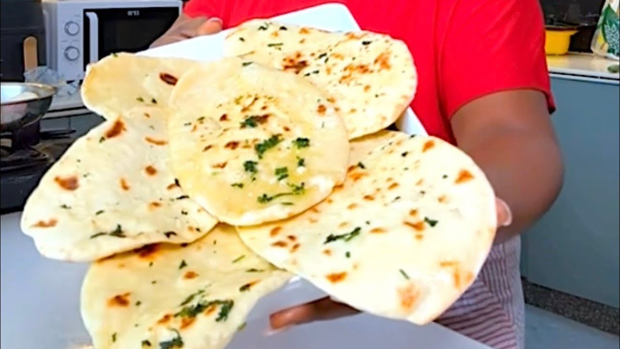 Как профессионально приготовить лепешку наан с маслом!