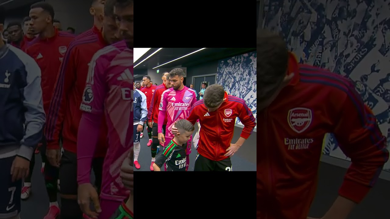 Players&rsquo; wholesome moments with young kids