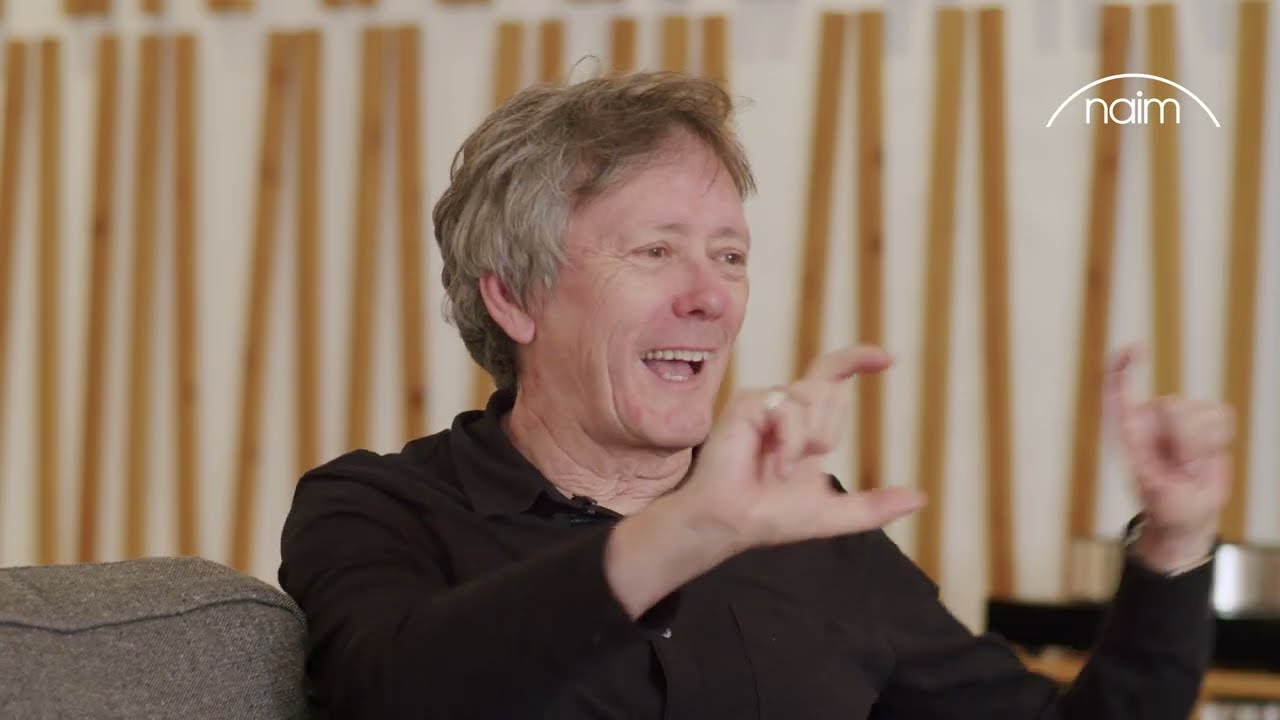 Cure keyboard player Roger O Donnell at Naim HQ - Part 1