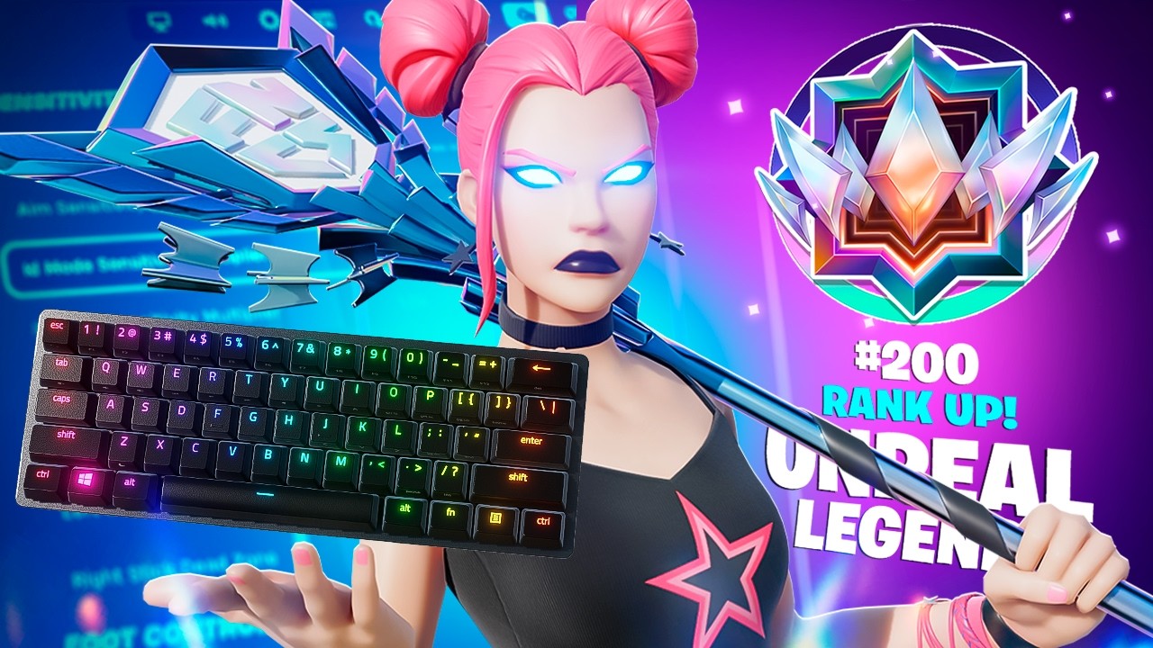 ЛУЧШИЕ настройки Fortnite, чтобы взять ранг UNREAL!
