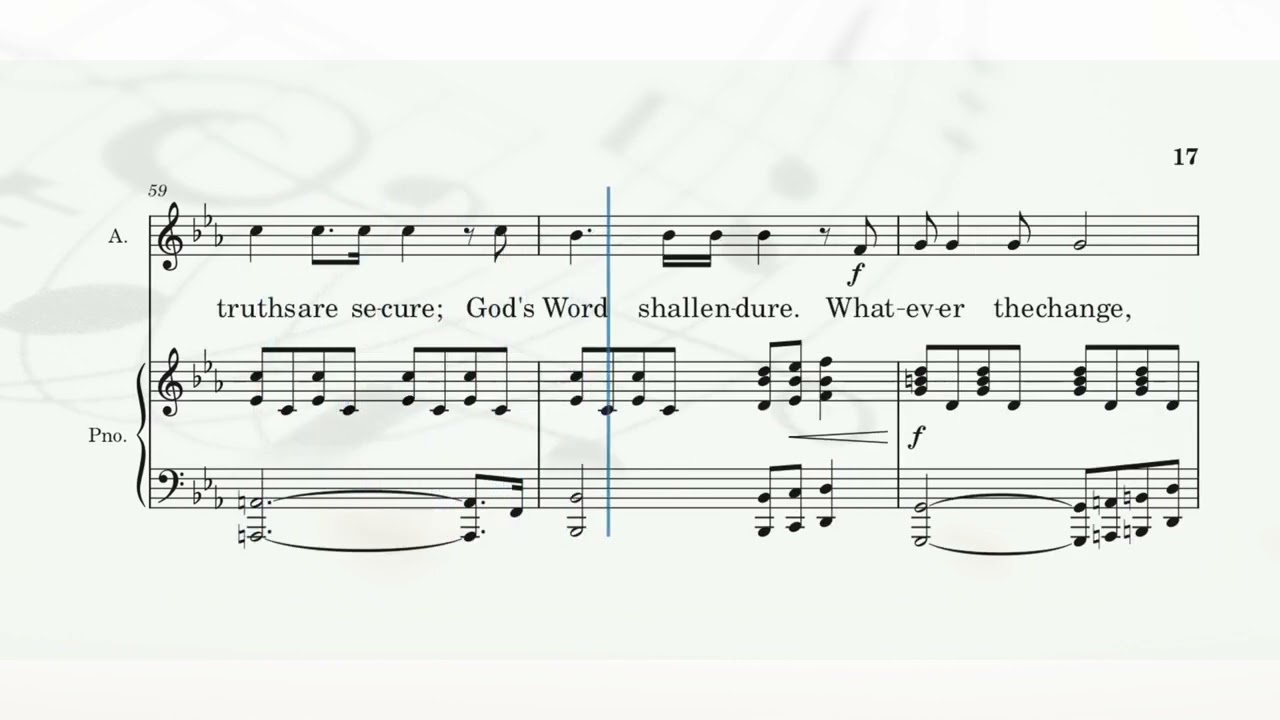 We Believe - SATB: Alto Part - Arranged by Mark Hayes