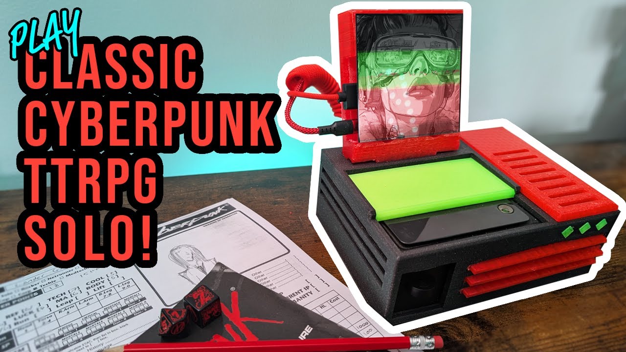 CYBERDECK BUILD: Play Cyberpunk 2020 SOLO! Advanced Raspberry Pi Project.