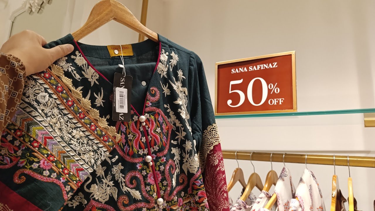 Sana Safinaz Sale Flat 50%Off♥️Sana Safinaz New Pret sale 2025