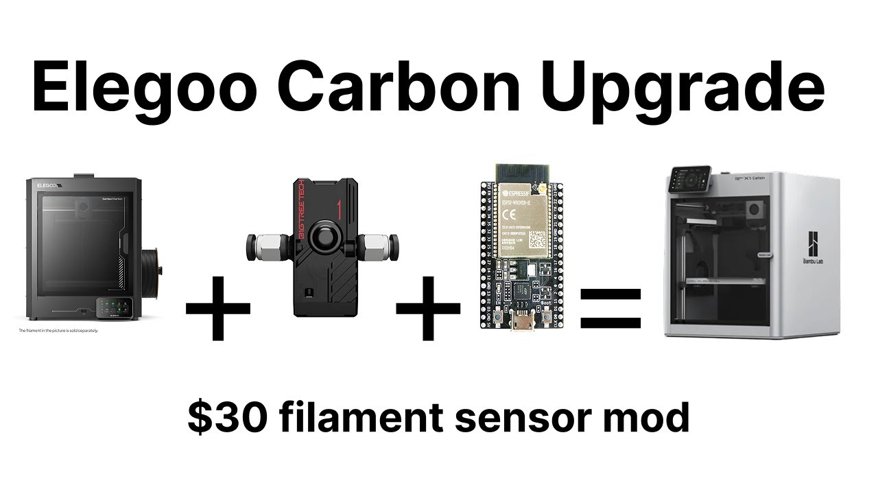 Elegoo Centauri Carbon Upgrade, Filament Movement Sensor