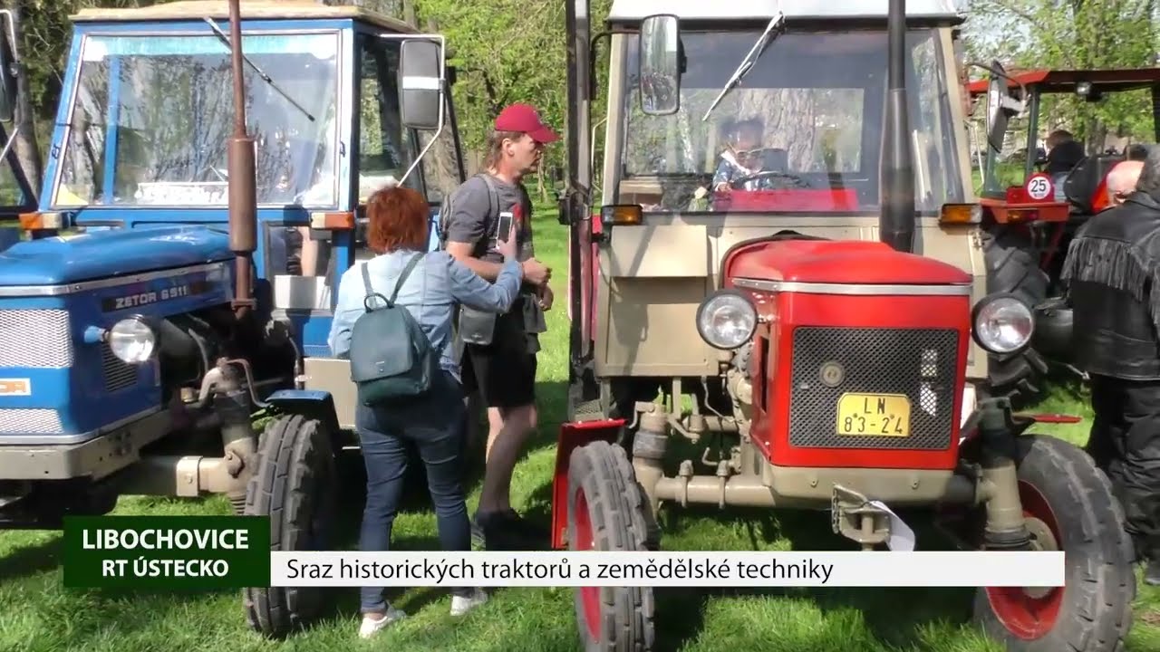 LIBOCHOVICE: Sraz historických traktorů a zemědělské techniky