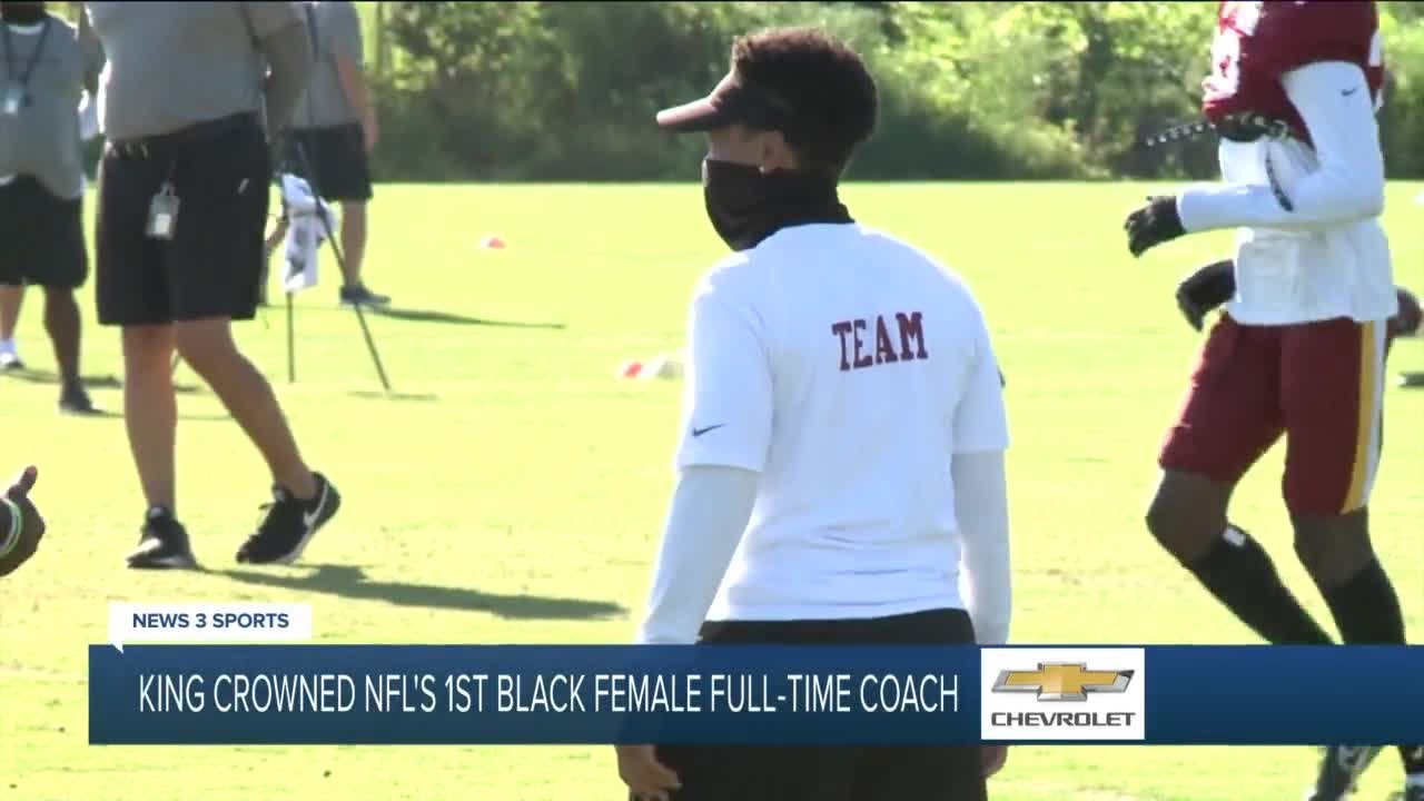Washington's Jennifer King makes NFL history, hopes to inspire those following in her footsteps