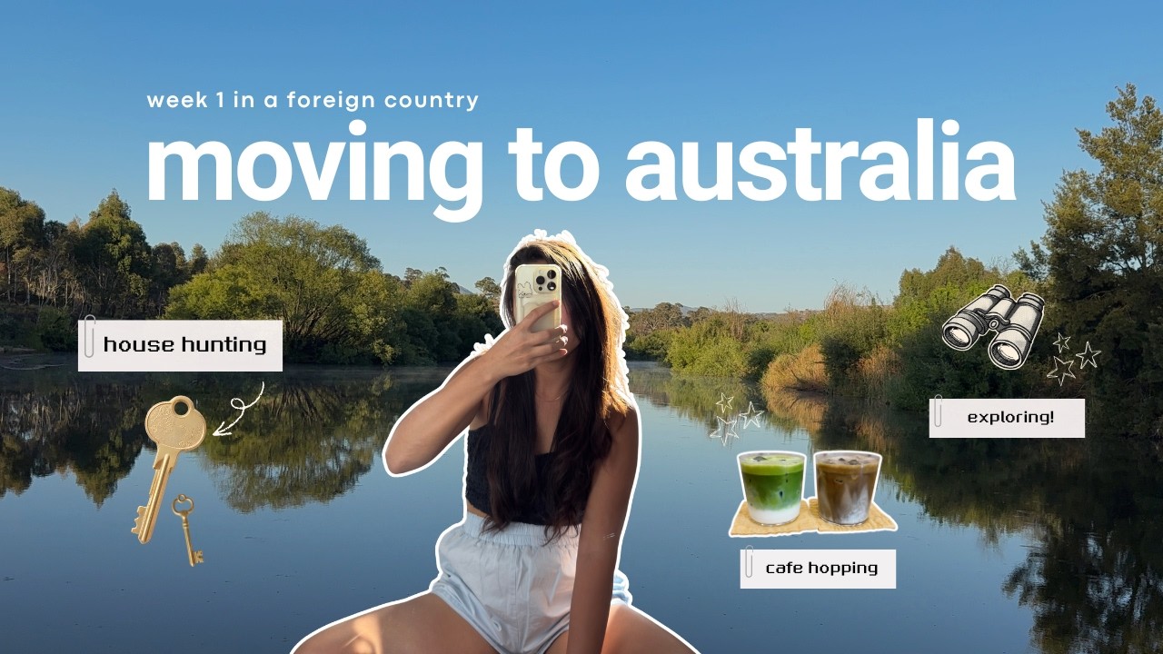 starting over in australia ✈️ my first week living abroad | house hunting, cafe hopping & exploring