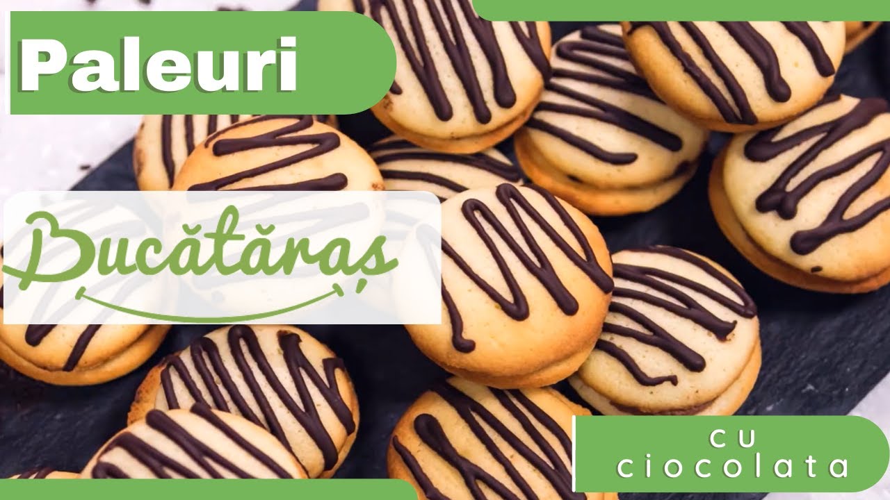 Fursecuri ca la cofetărie! Rețetă simplă de paleuri cu ciocolată🍪 | Bucataras
