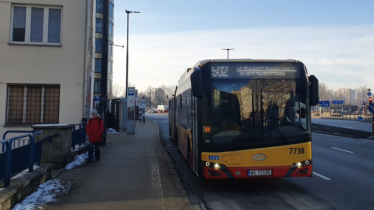 [502] MZA Warszawa - Przejazd SU18 IV CNG #7738 na linii 502➡️ Zajezdnia Ostrobramska Kurs Skrócony 