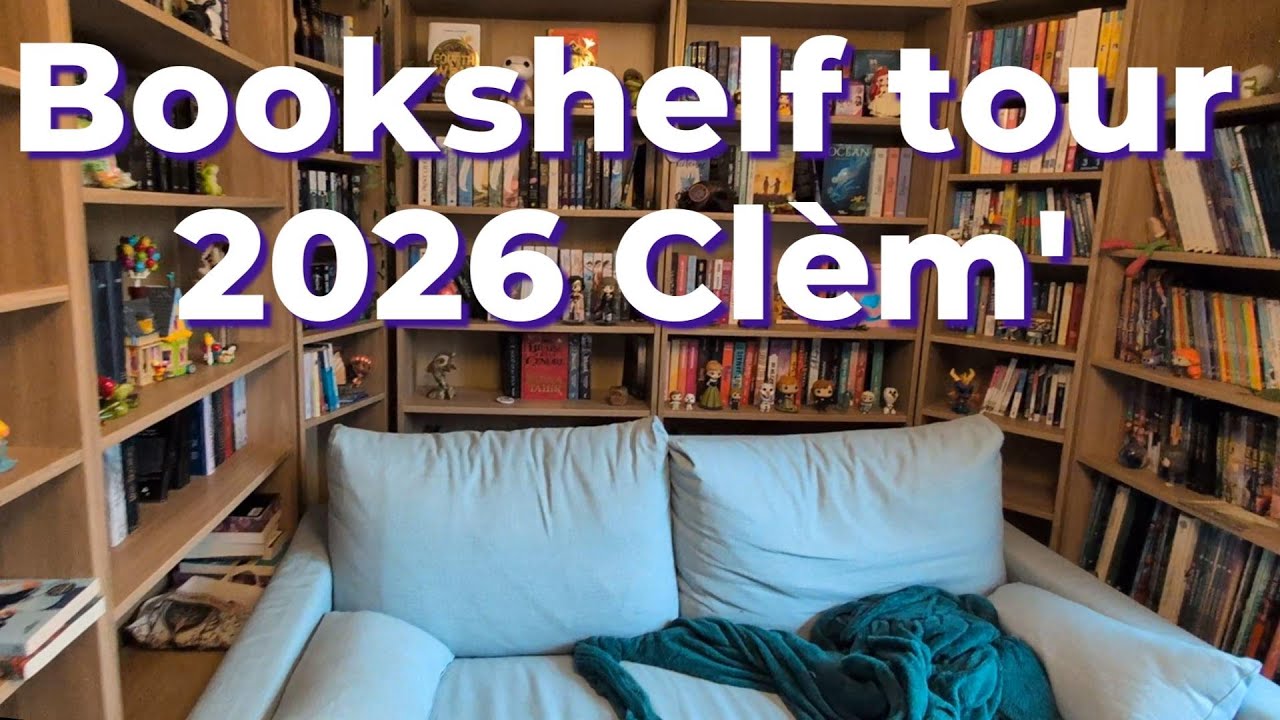 Bookshelf tour Clèm' 2026