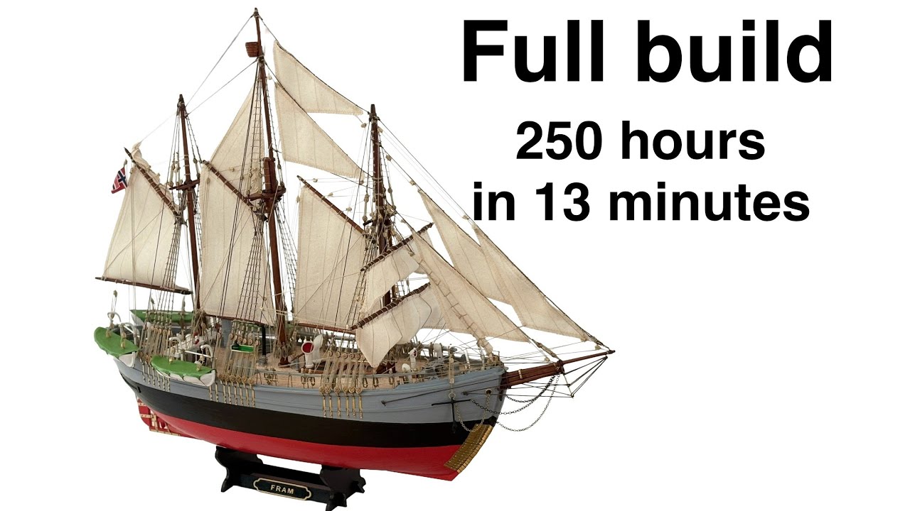 Epic Fram Ship Build | Wooden Model from Start to Finish