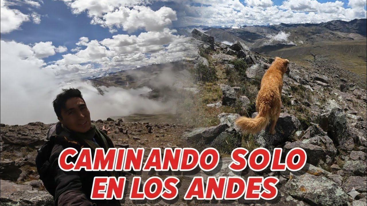 Caminando, Solo en los Andes del Perú, 🏔️ 5000 msnm. 