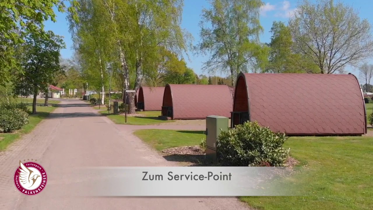 Falkensteinsee - Der Weg vom Rotem Haus zum Service-Point...