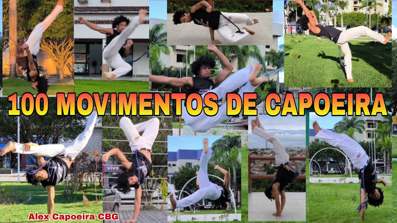#capoeira 100 Movimentos de Capoeira com - Alex Capoeira CBG.