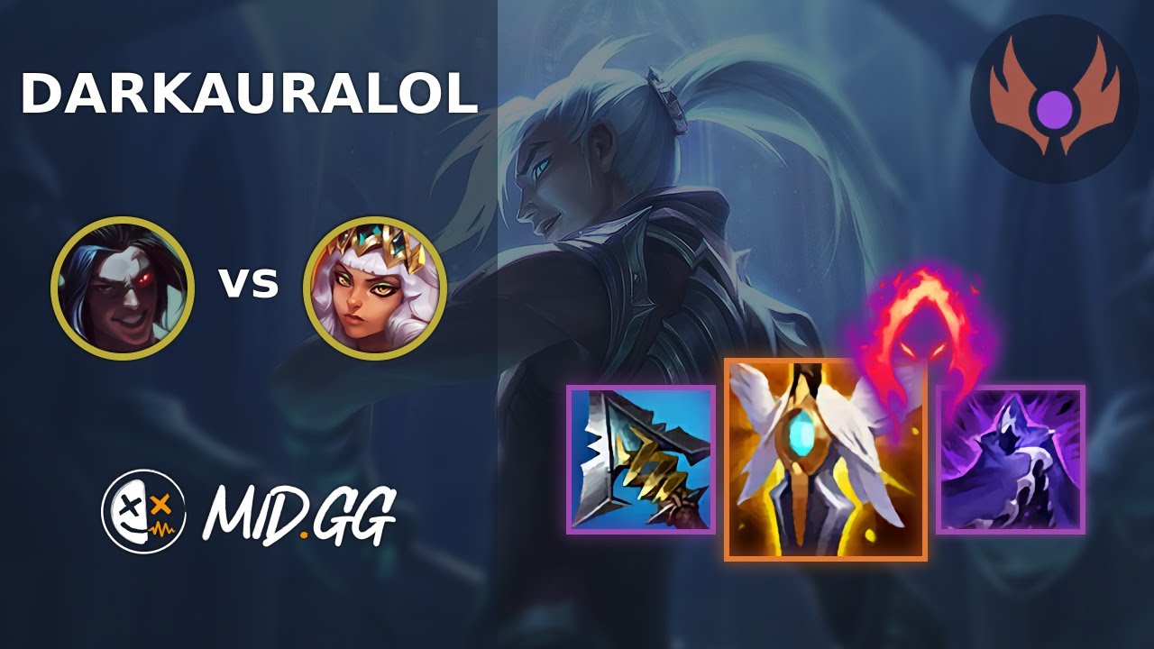 MID.GG: [ DarkAuraLOL ] Кейн в лесу против Кияны | EUW Мастер | Сезон LOL 2025