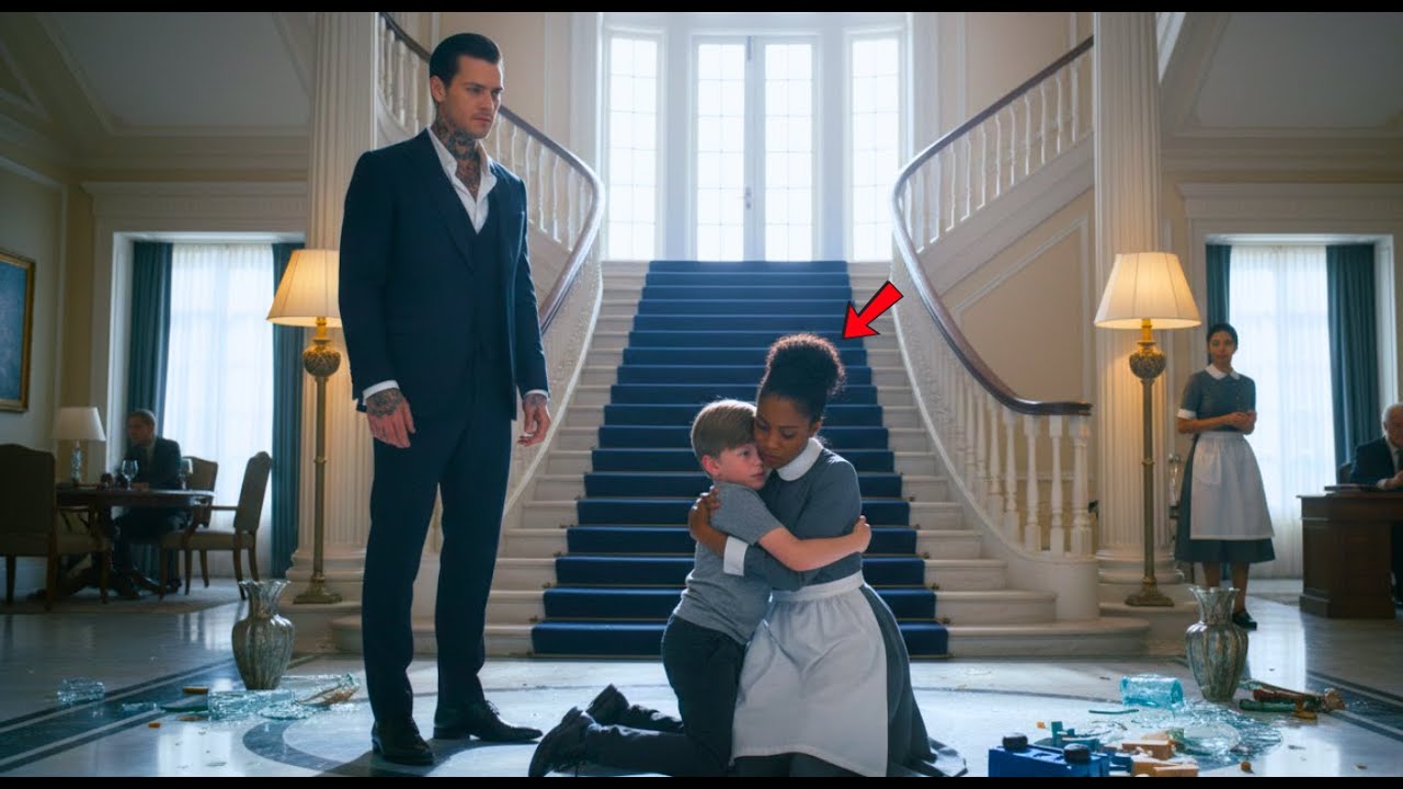 The Mafia Boss’s Son Was Causing Chaos in the Mansion—Until the Black Maid Calmed Him with One Touch