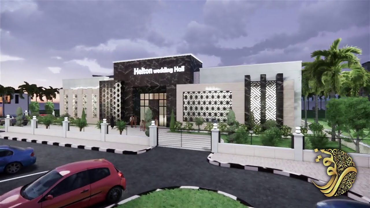 تصميم قاعة أفراح ومناسبات - رونق للهندسة والتصميم