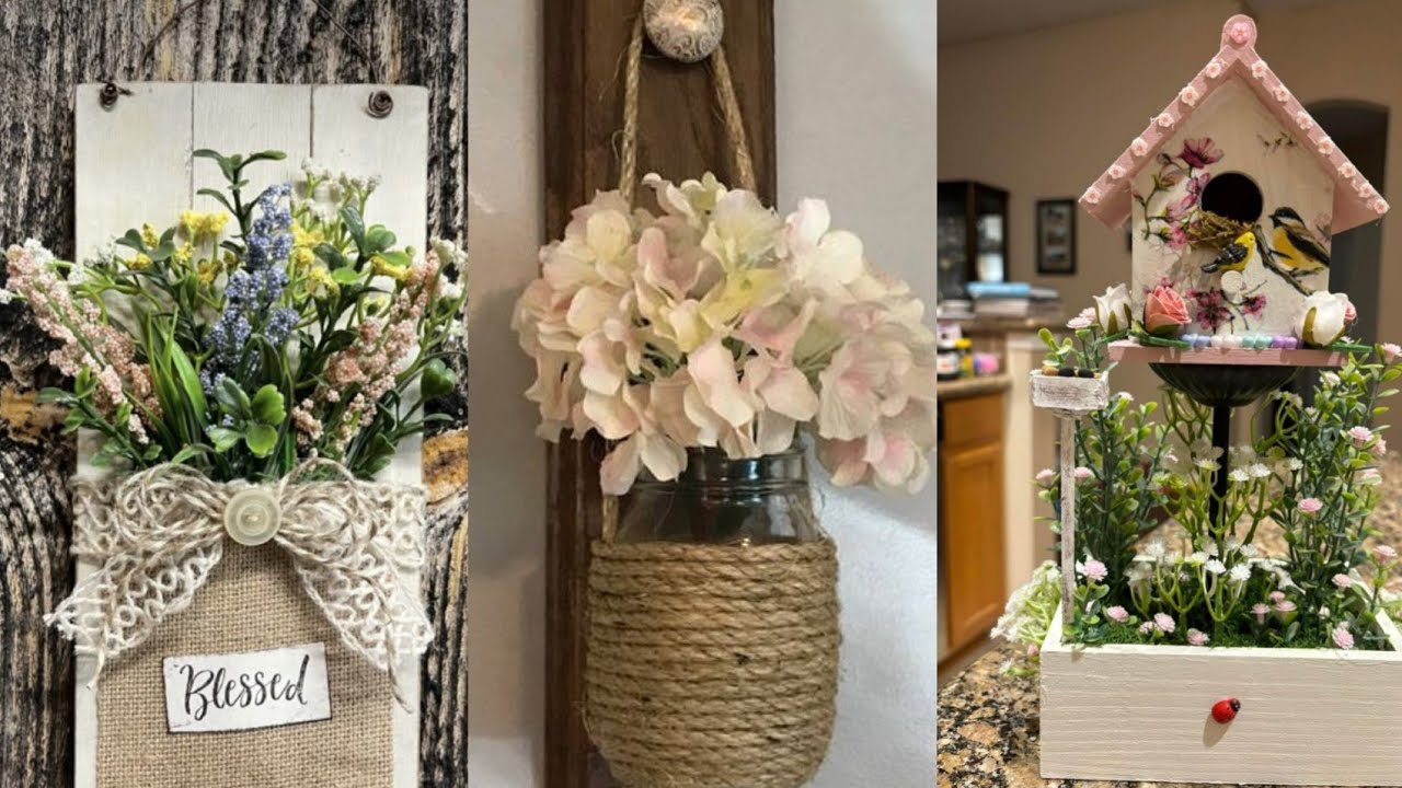 Идеи декора для дома и стен в стиле &laquo;шебби-шик&raquo; от Thrifty Charm Decor: шебби-шик, винтаж, дереве...