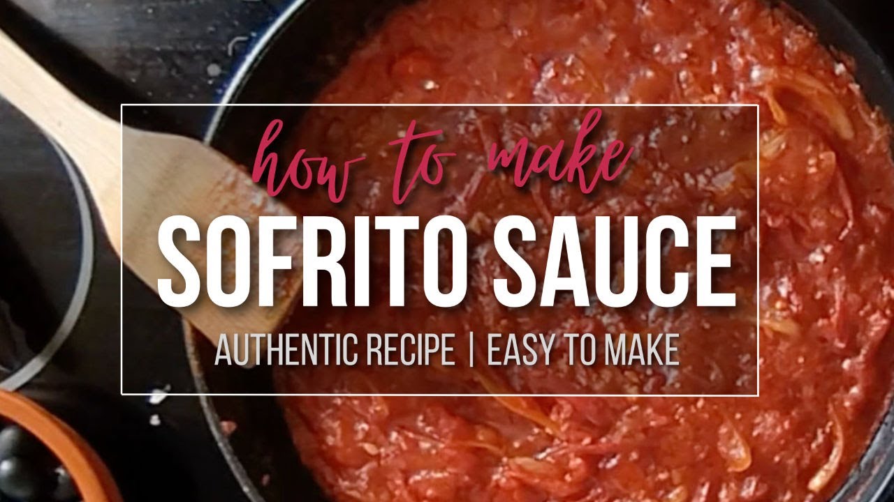 How to Make Sofrito | Spanish recipe that’s the cornerstone of Spanish cooking!