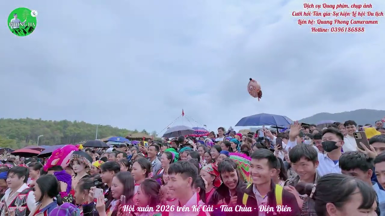 VÒNG XÒE LỚN HƠN 1.000 NGƯỜI TẠI LỄ HỘI MÙA XUÂN TRÊN KỂ CẢI - TỦA CHÙA - ĐIỆN BIÊN