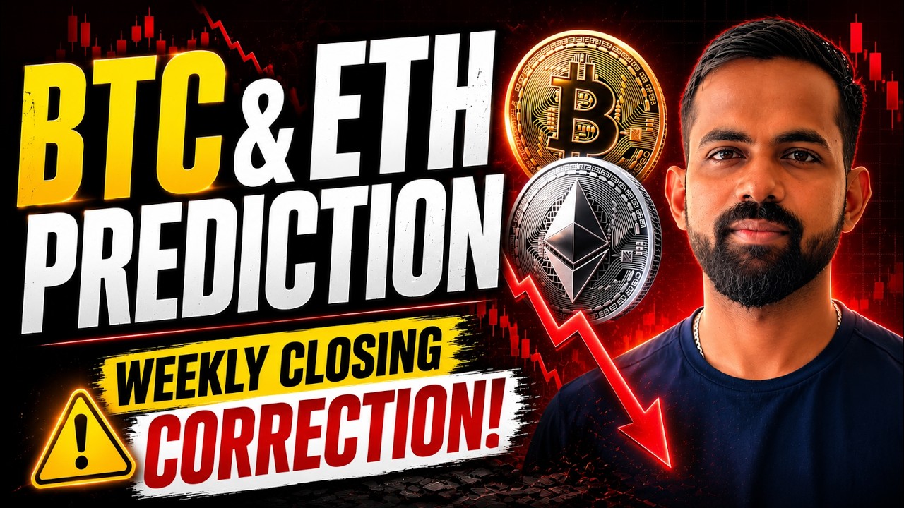 Crypto Market Crash or Correction | BTC & ETH Price Prediction Today | क्या होगा आगे?