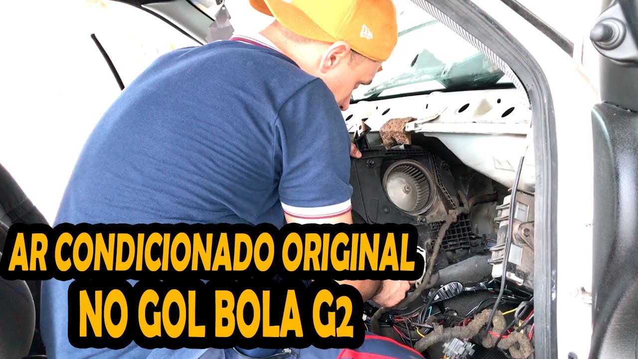 COMECEI A INSTALAÇÃO DO AR CONDICIONADO ORIGINAL NO GOL BOLA G2 🚀🚀