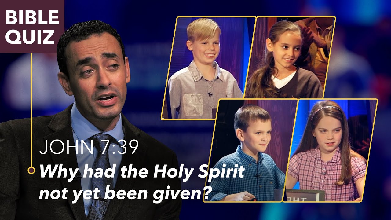 Bible Quiz: In John 7:39, why had the Holy Spirit not yet been given?