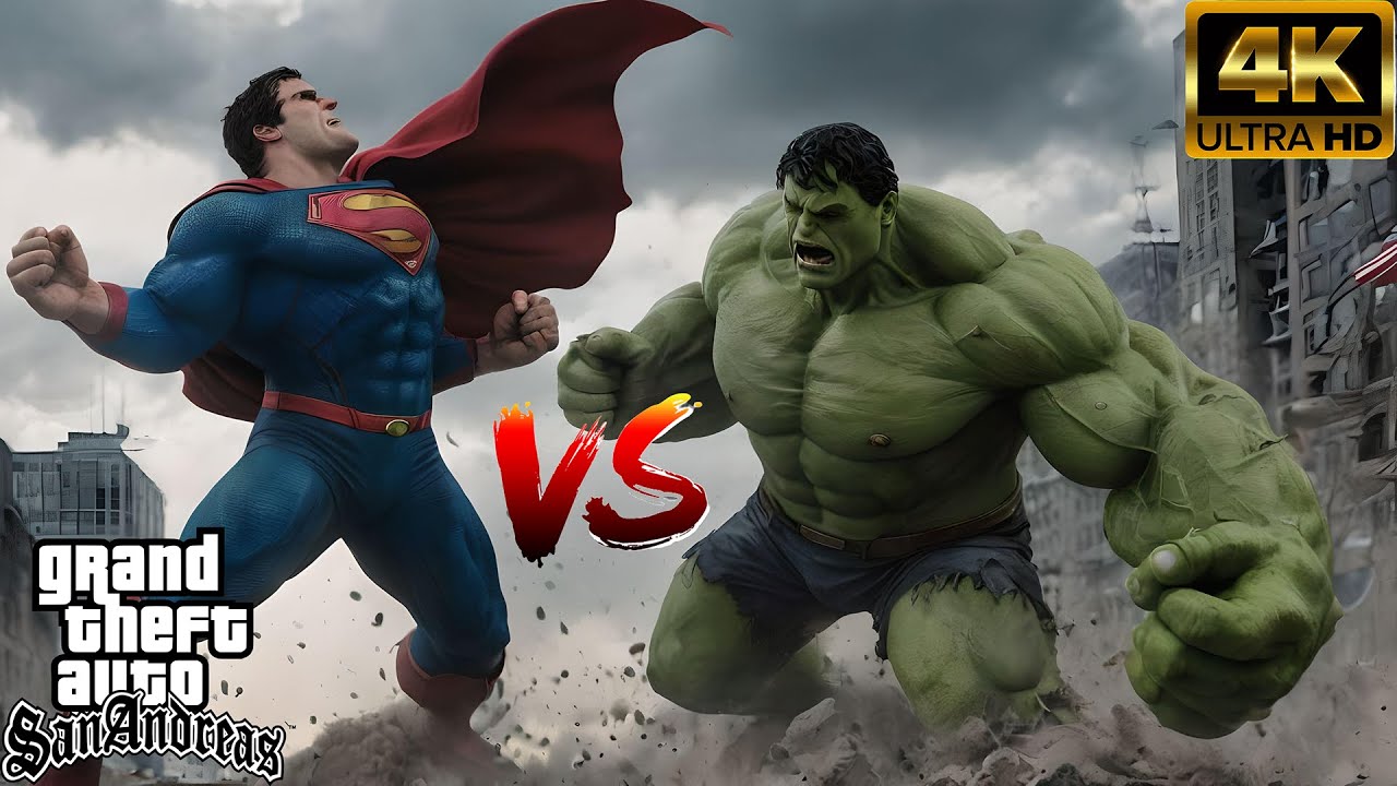 HULK VS SUPERMAN | GTA SA MOD