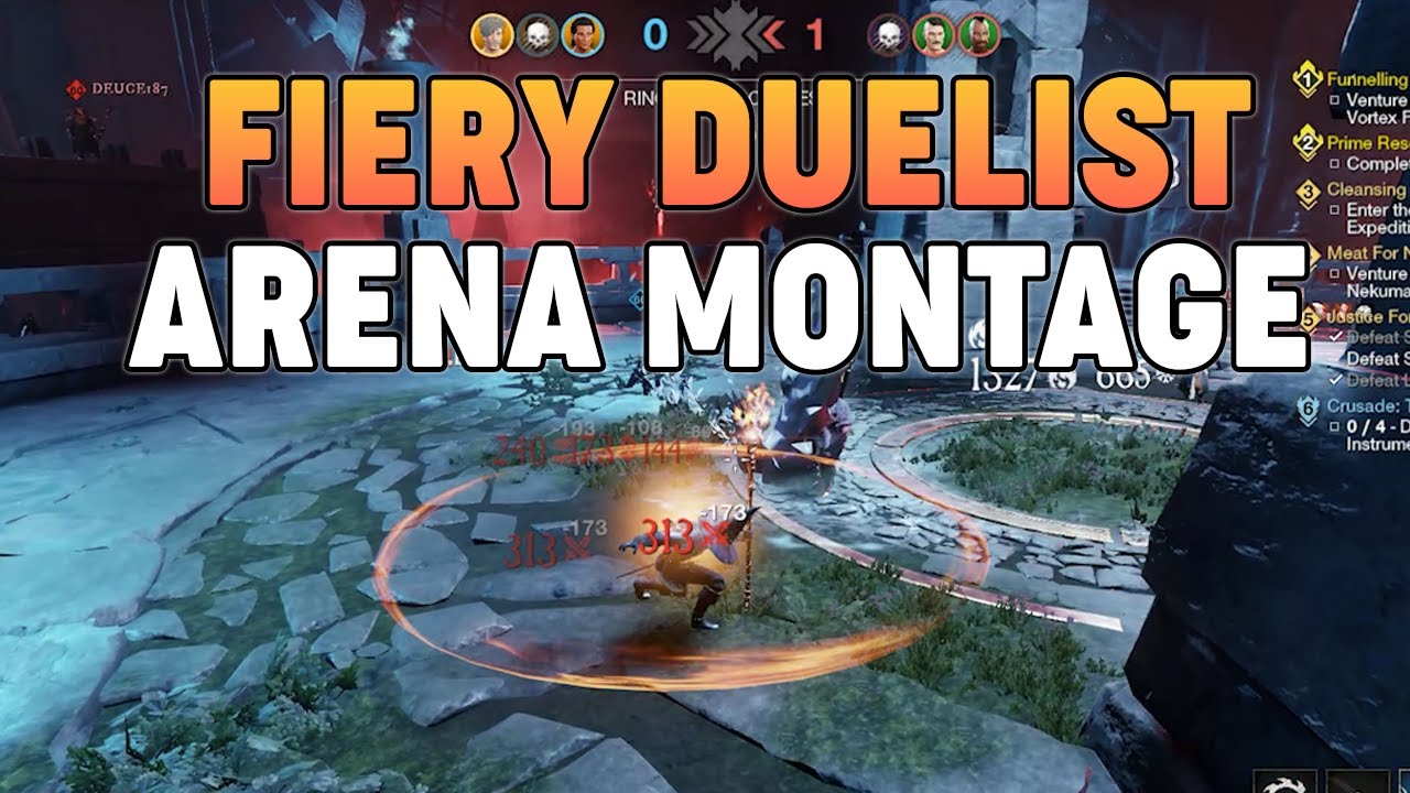 New World 🔥 Firestaff Rapier 🗡️ Arena Montage
