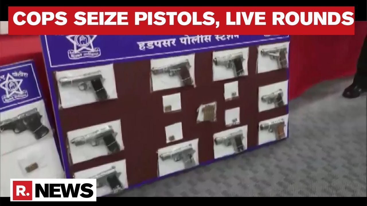 Pune Police Arrest 6 People Allegedly In Possession Of 18 Pistols & 27 Live Rounds
