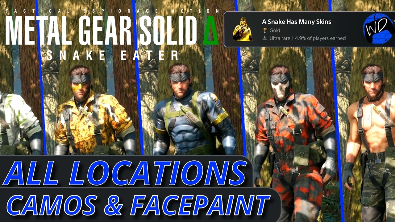 All Camo/Facepaint Locations 