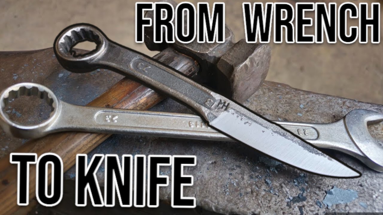 Handforging a Knife from an Wrench - Knifemaking project for beginners