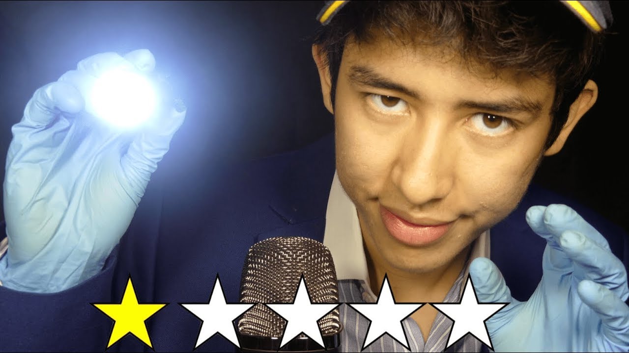ASMR worst reviewed tsa agent