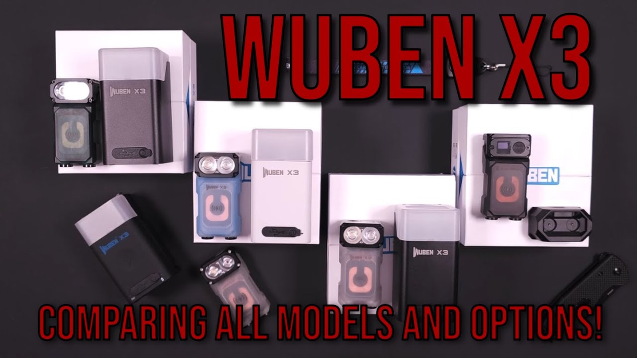 Wuben X3 - A Comparison On All Models And Options!