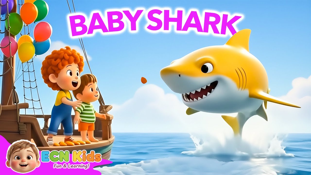 Baby Shark Adventure with Leo & Sam! 🦈🚢  | New 3D Nursery Rhymes for Kids