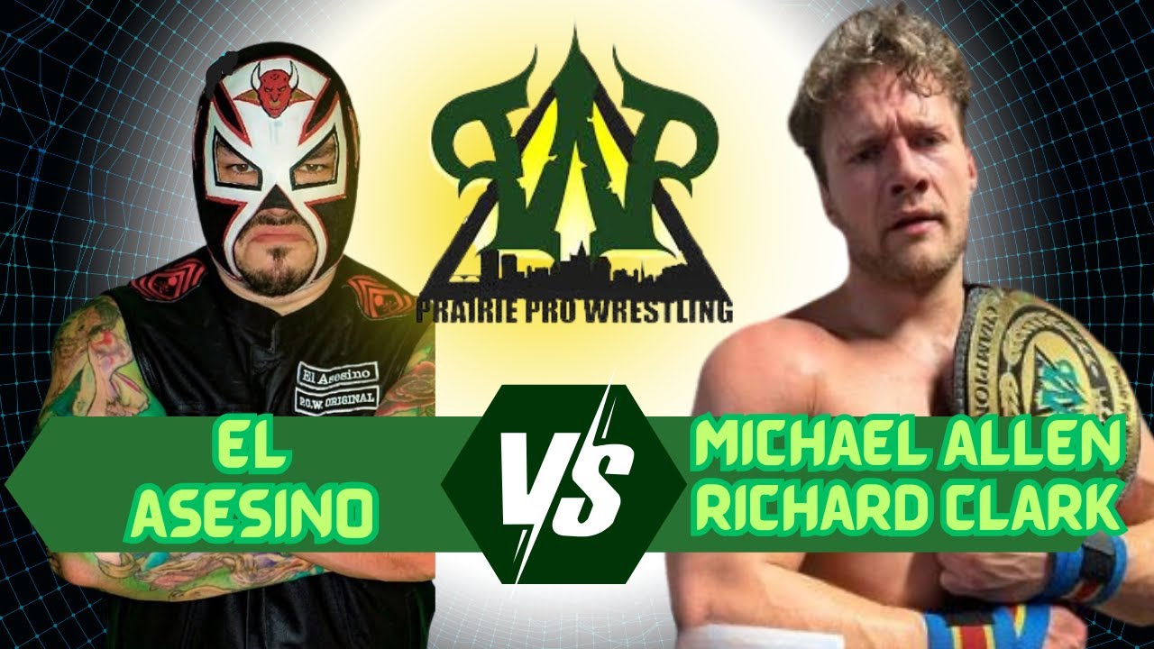El Asesino vs Michael Allen Richard Clark I LOS Slamtos I Full Championship Match