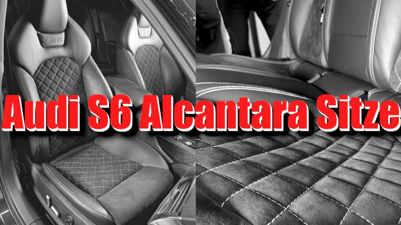 AUDI S6 LEDER gegen ALCANTARA Sitze tauschen und LENKRAD beziehen │BENDA Autosattlerei