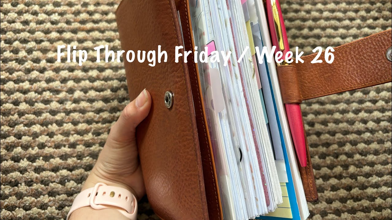 Flip Through Friday / Week 26 / June 2024 // Pink Planner Girl