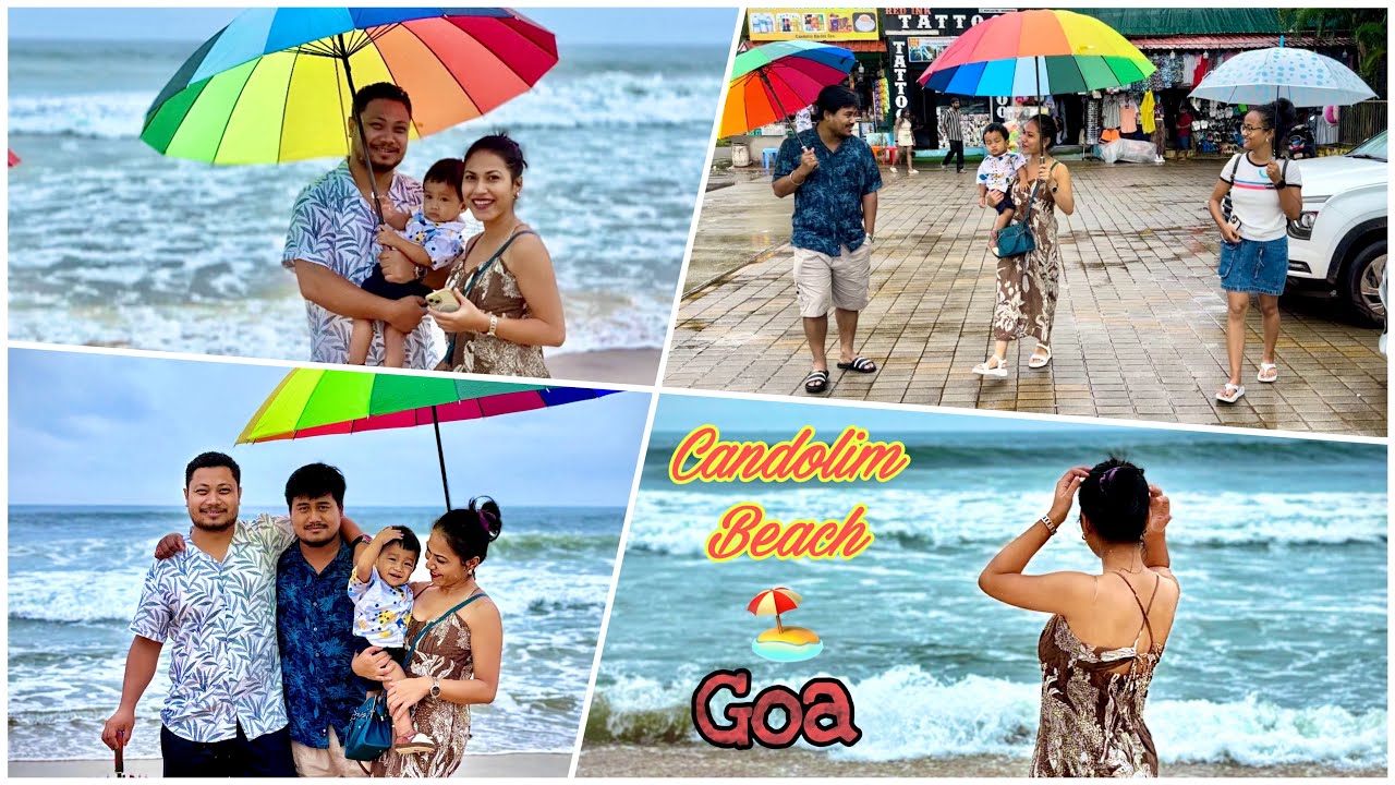 Goa trip | North Goa | Candolim Beach Goa | Goa vlog Day 1 