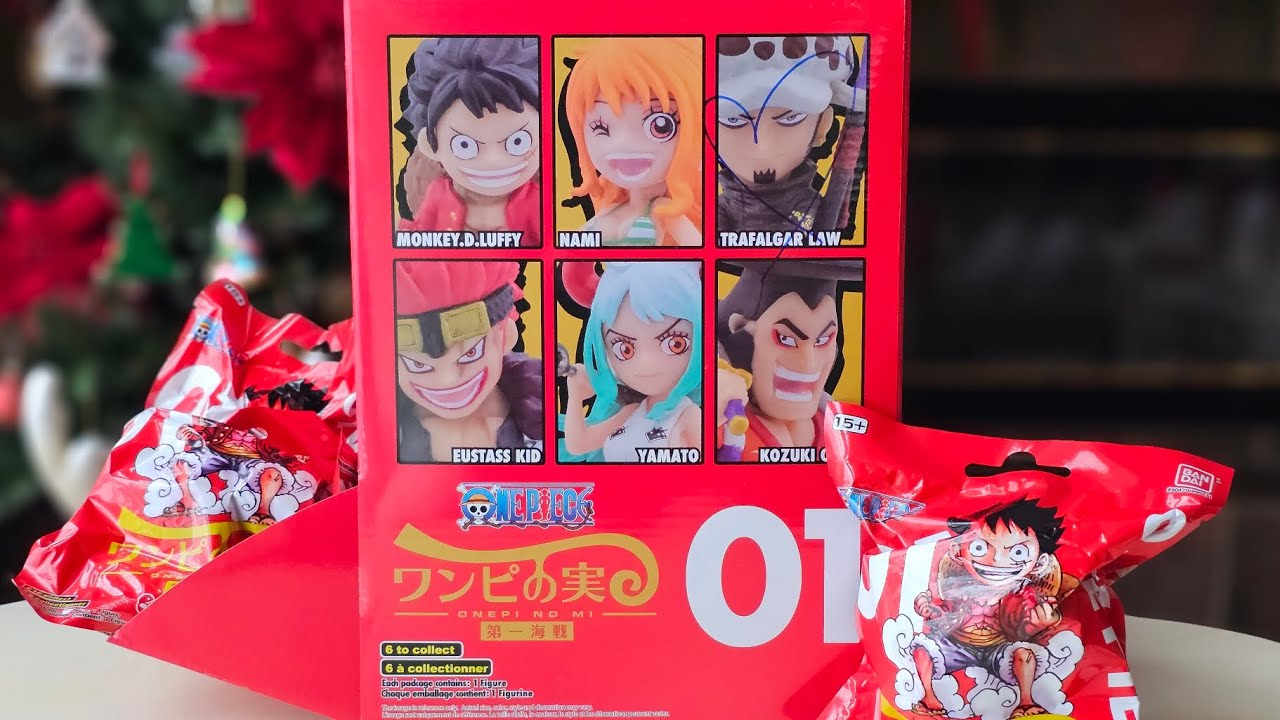 🔥 Bandai Namco x One Piece: Onepi no Mi, blind bag case unboxing!
