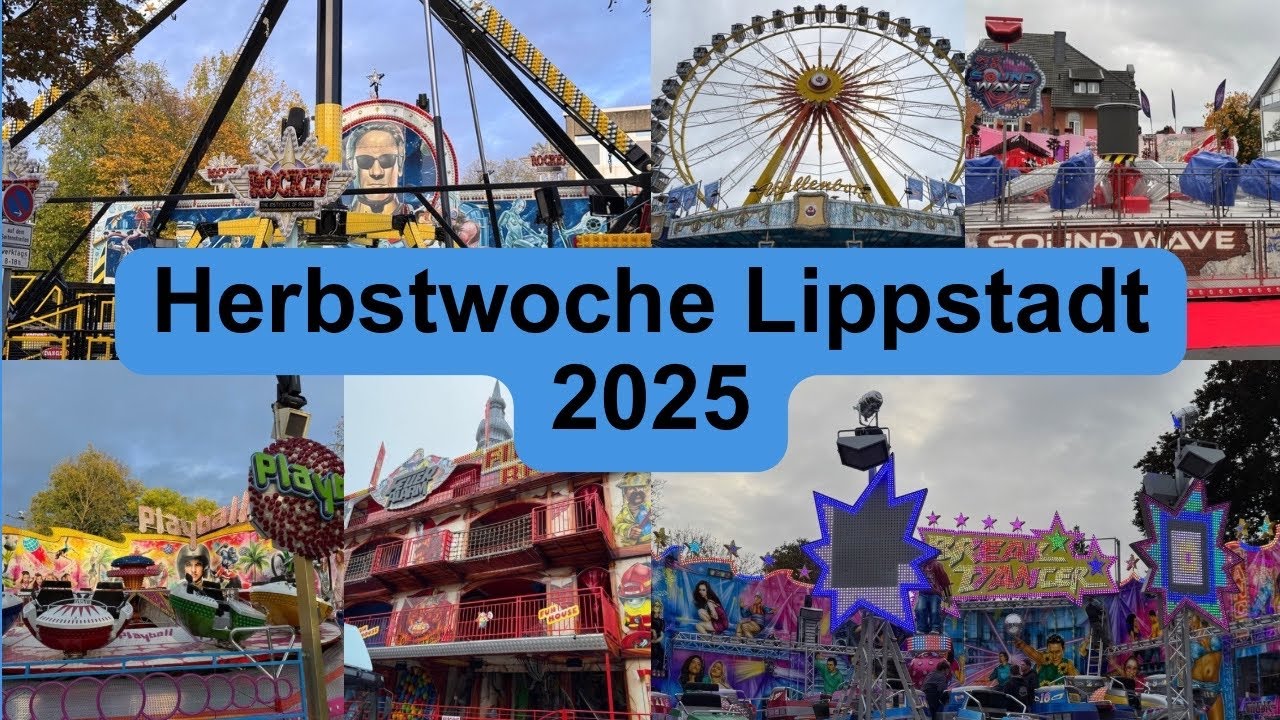 Lippstadt Herbstwoche 2025 - 2 Tage vor Eröffnung! - Aufbau Rundgang (4K Video)