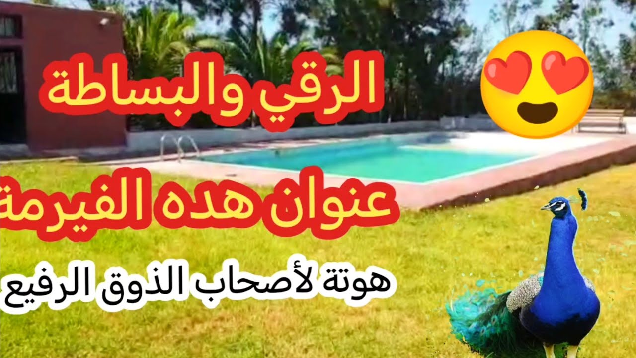❤️فيرمة لعشاق التميز والاناقه (فيلا، مسبح،أشجار..) كل شي تيتر والثمن جد مناسب وقابل للتفاوض 