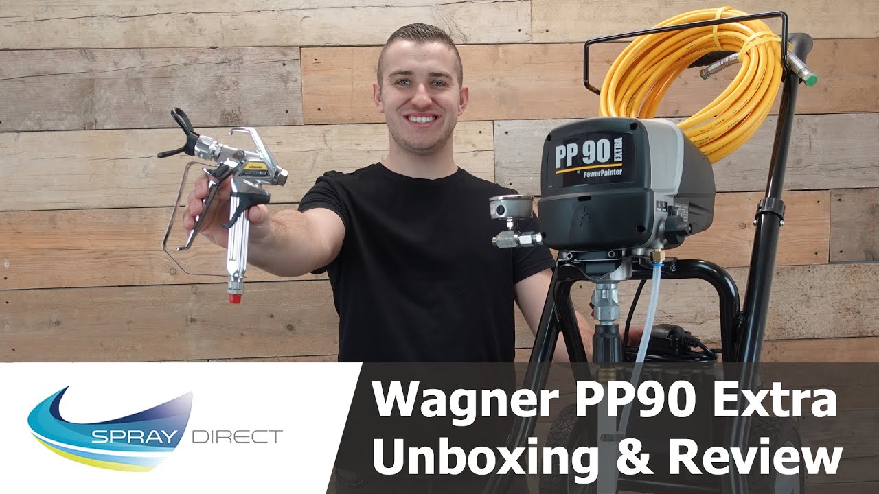 Wagner PP90 Extra HEA Unboxing & Review - PowerPainter 90