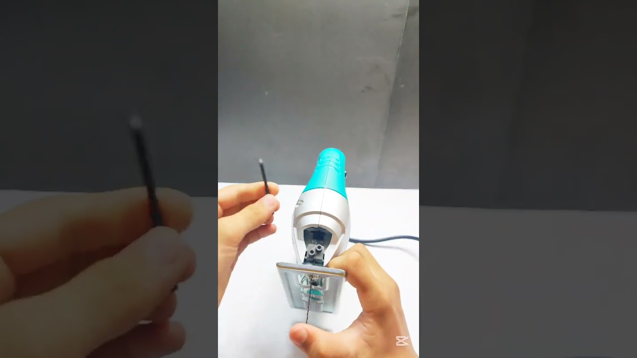 #short # viral # unboxing of jig saw machine # How to install  the blade in jig saw machine