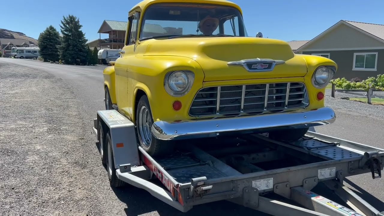 1955 Chevy Truck/ Sound Test for EXHAUST / Two Muffler System / Part 2