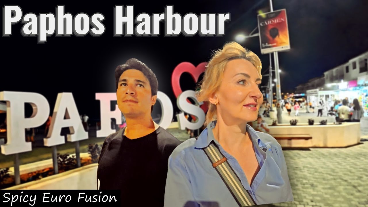 Evenings in Paphos Harbour | Shops, Food & Nightlife by the Sea 🇨🇾