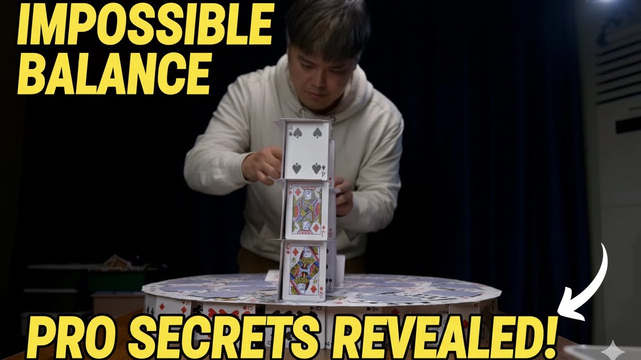 How to Build a 6ft Card Tower (Professional Secrets Exposed!)