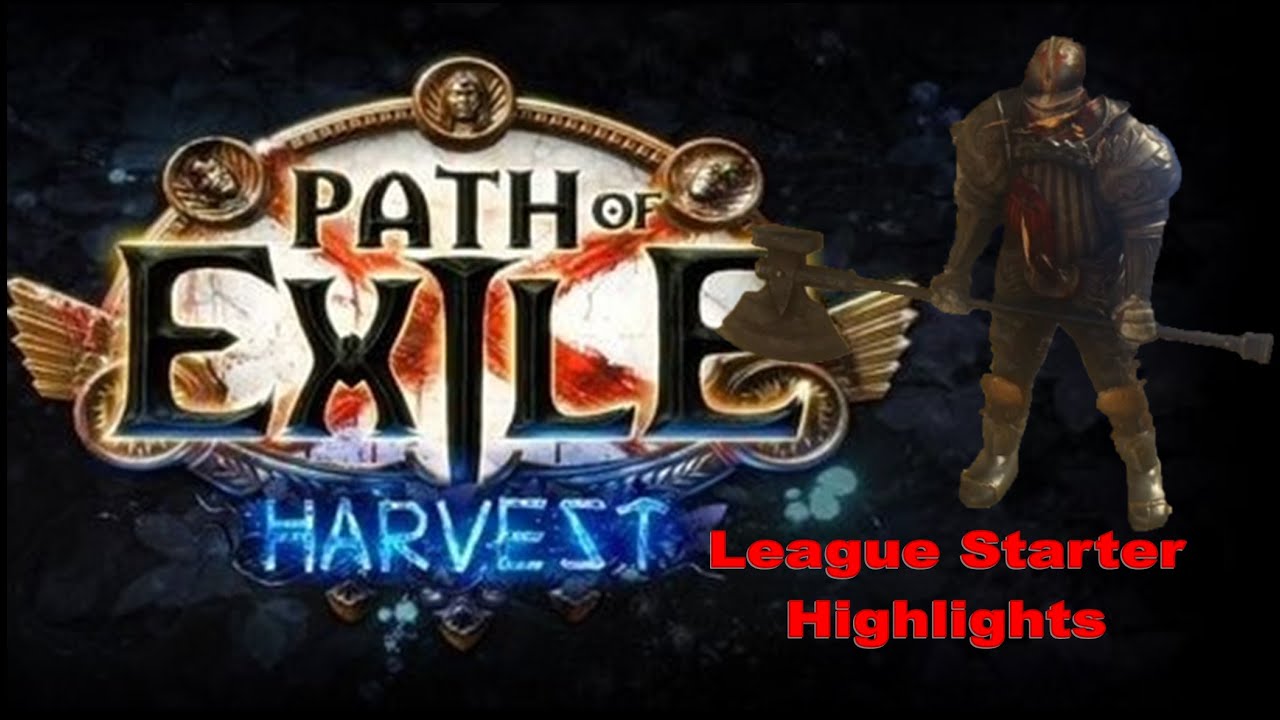Path of Exile: Harvest! Quin69's League Starter Highlights!