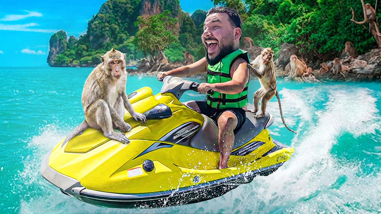 DAS PASSIERT AUF THAILANDS INSELN! 🐒 (JETSKI TOUR 🌊)