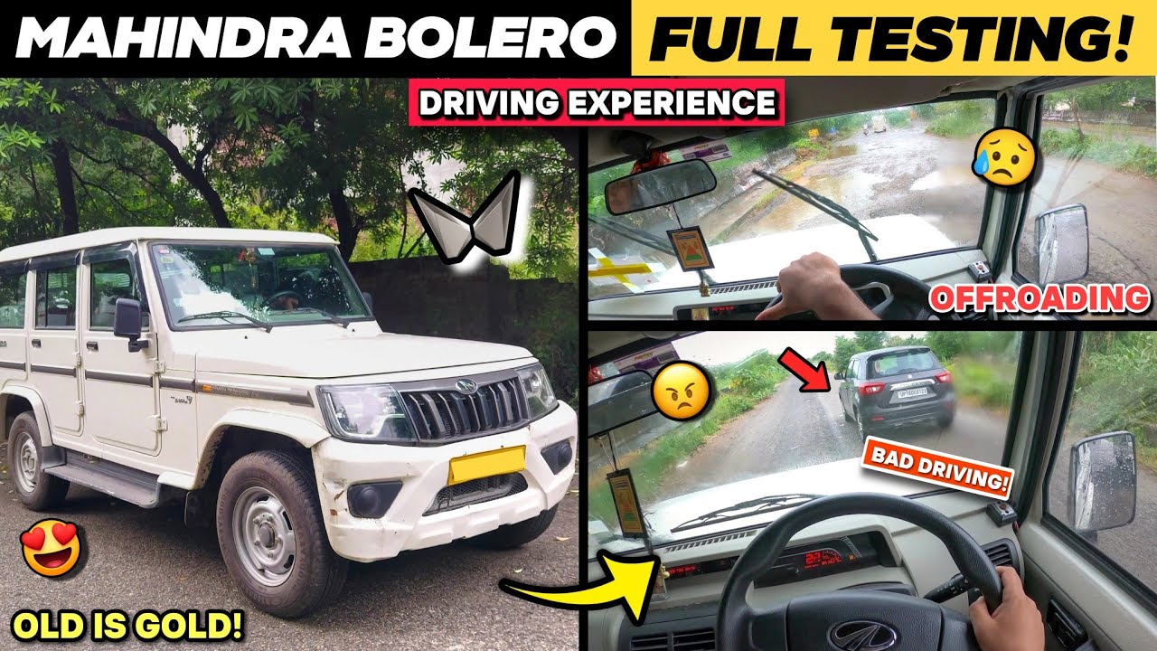 Bolero Near Miss! 😥 | Wrong Drivers | Mahindra Bolero 2023 Driving Experience | Review POV #bolero